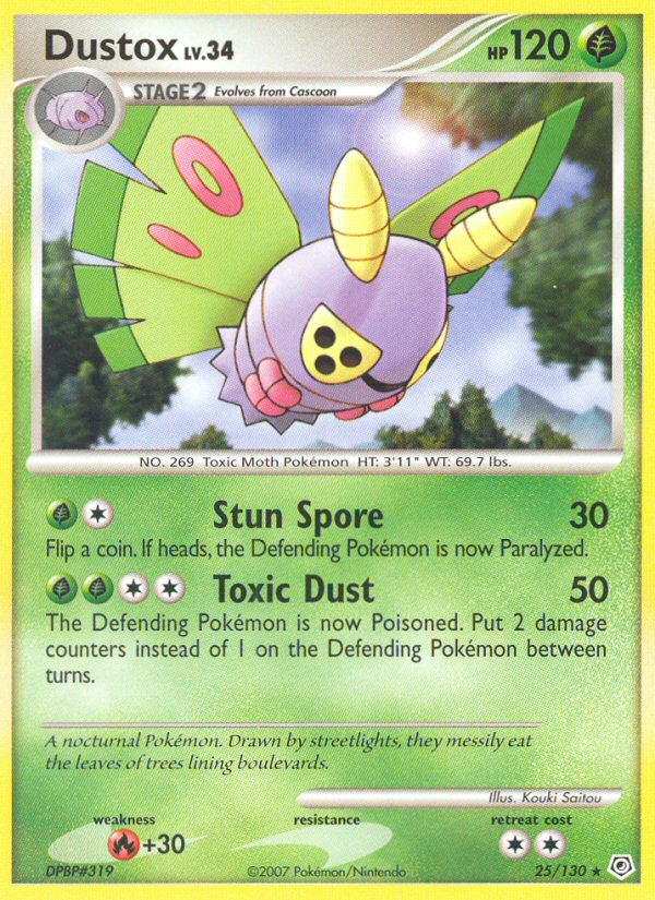 Dustox (25/130) [Diamond & Pearl: Base Set] | Silver Goblin