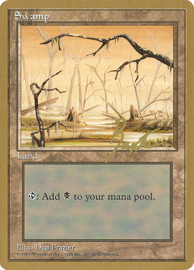 Swamp (gb370) (George Baxter) [Pro Tour Collector Set] | Silver Goblin
