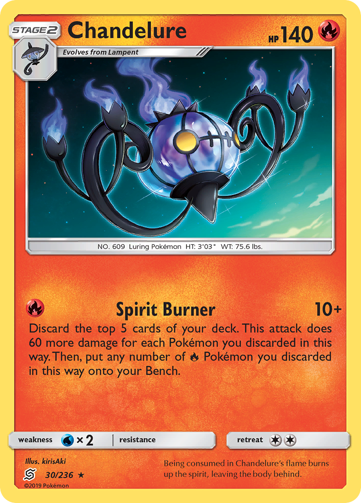 Chandelure (30/236) [Sun & Moon: Unified Minds] | Silver Goblin