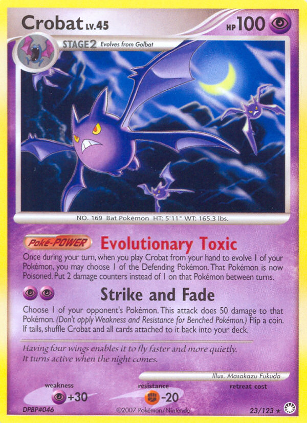 Crobat (23/123) [Diamond & Pearl: Mysterious Treasures] | Silver Goblin