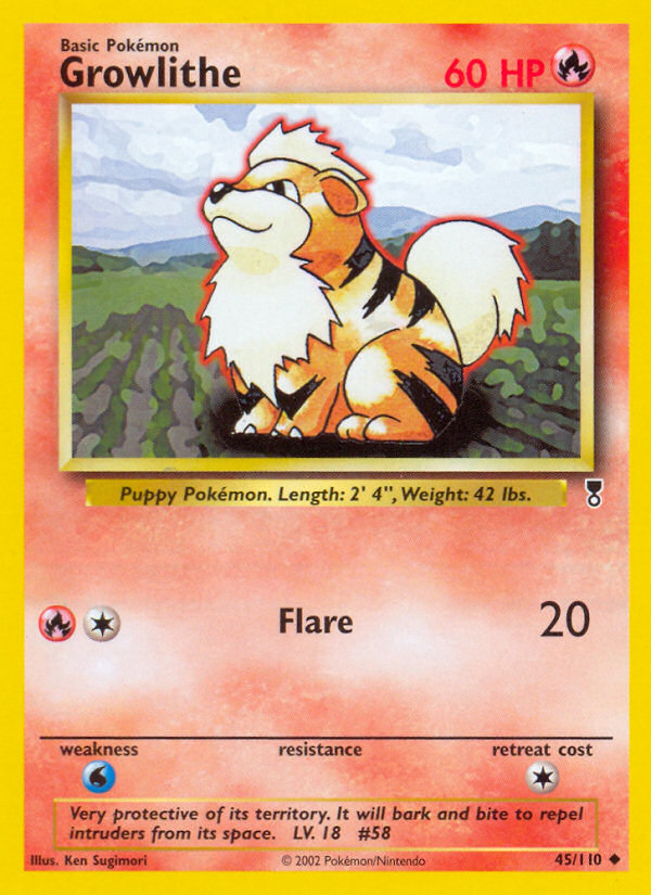 Growlithe (45/110) [Legendary Collection] | Silver Goblin