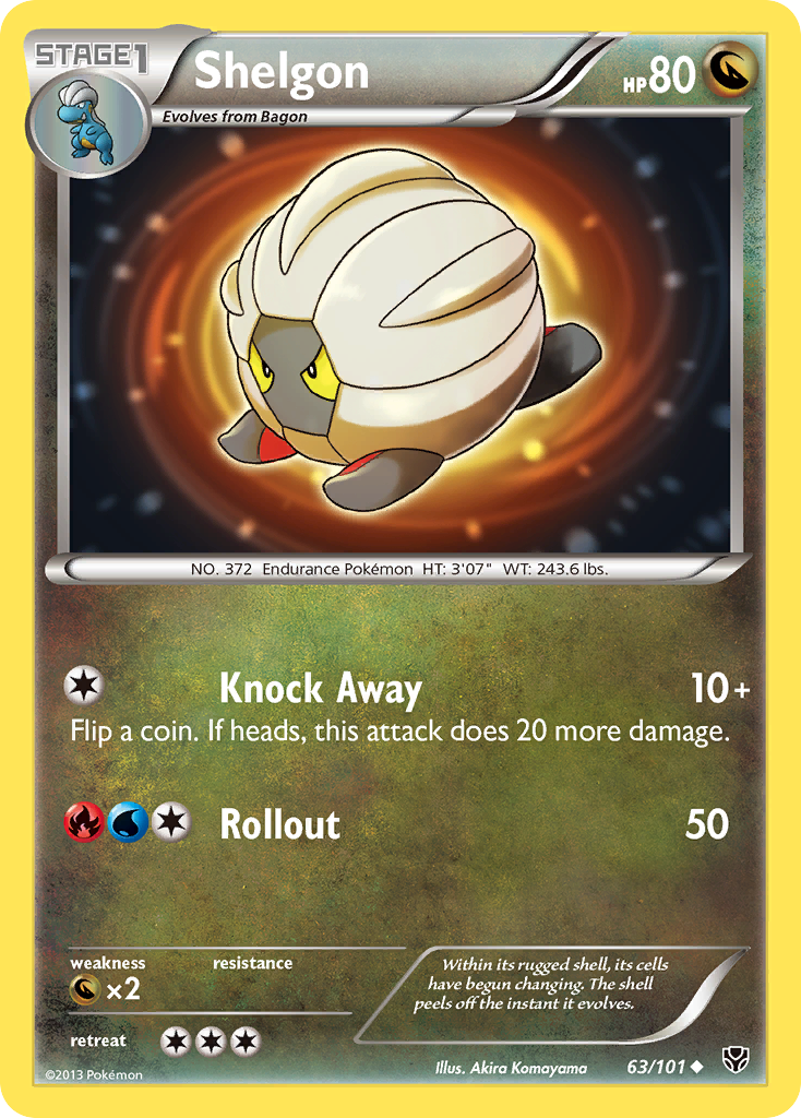 Shelgon (63/101) [Black & White: Plasma Blast] | Silver Goblin