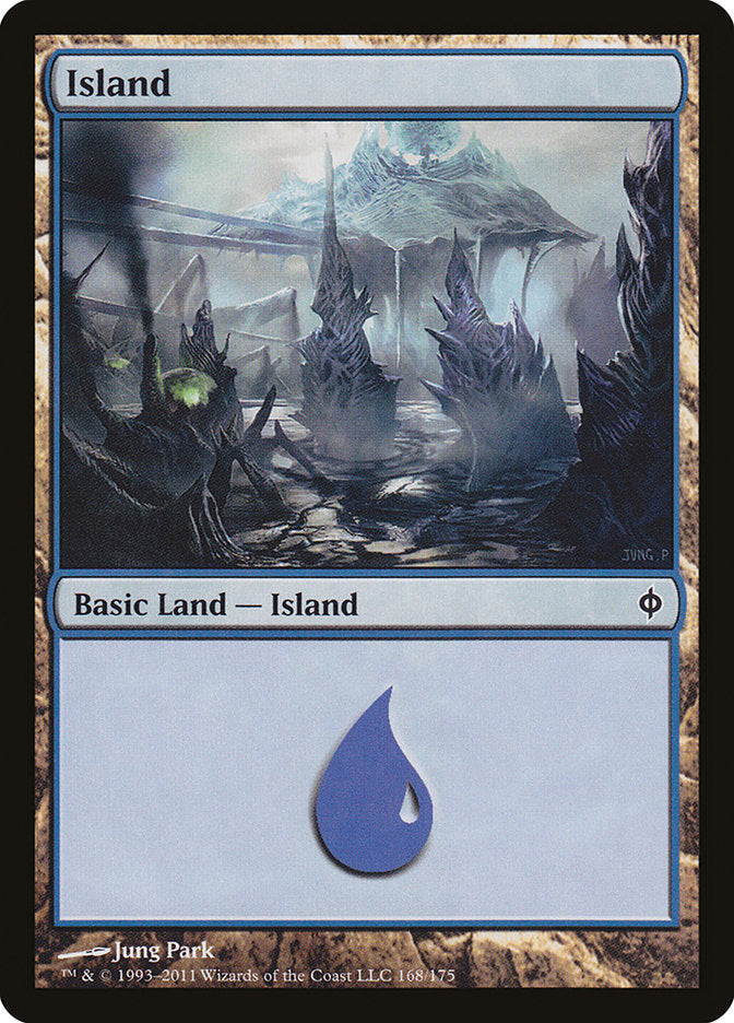 Island (168) [New Phyrexia] | Silver Goblin
