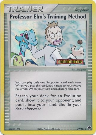 Professor Elm's Training Method (79/101) (Stamped) [EX: Dragon Frontiers] | Silver Goblin