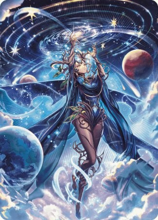 Omniscience Anime Art Card [Wilds of Eldraine Art Series] | Silver Goblin