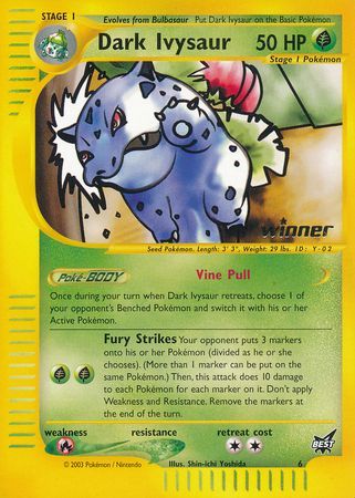 Dark Ivysaur (6) (Winner) [Best of Promos] | Silver Goblin