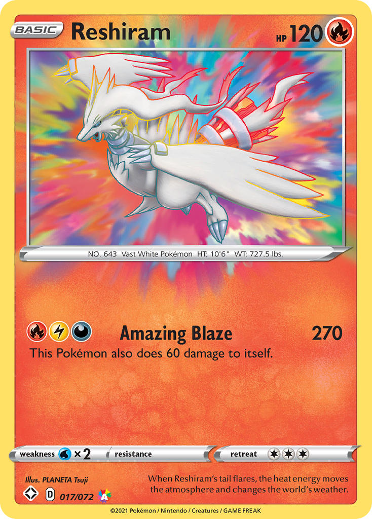 Reshiram (017/072) [Sword & Shield: Shining Fates] | Silver Goblin