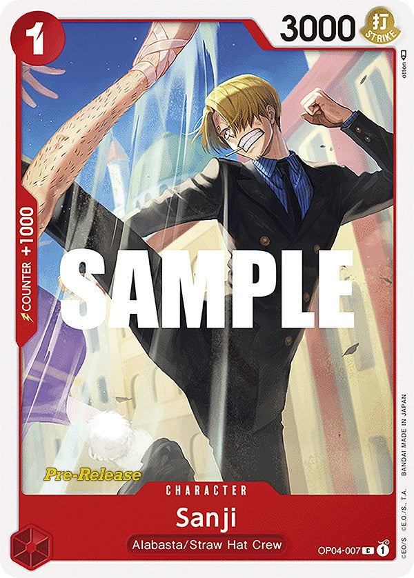 Sanji [Kingdoms of Intrigue Pre-Release Cards] | Silver Goblin