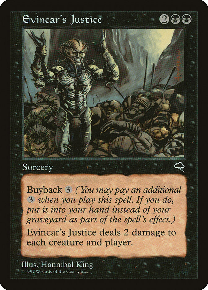 Evincar's Justice [Tempest] | Silver Goblin