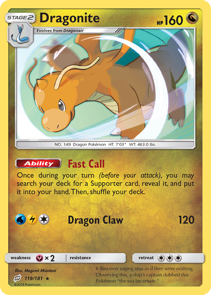 Dragonite (119/181) [Sun & Moon: Team Up] | Silver Goblin