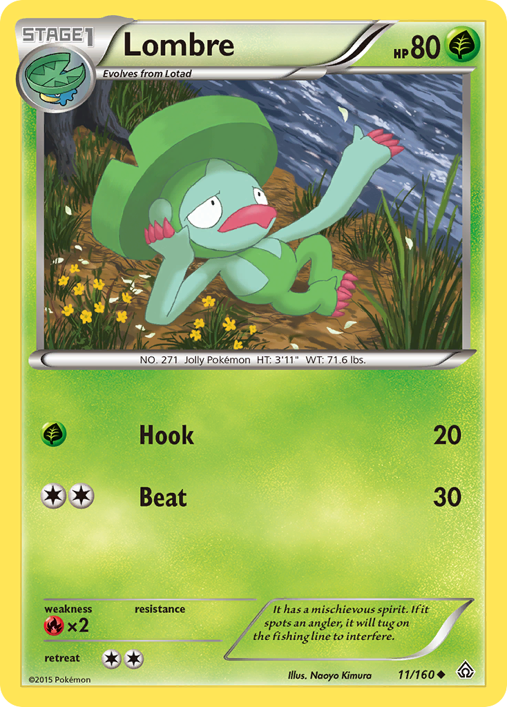 Lombre (11/160) [XY: Primal Clash] | Silver Goblin