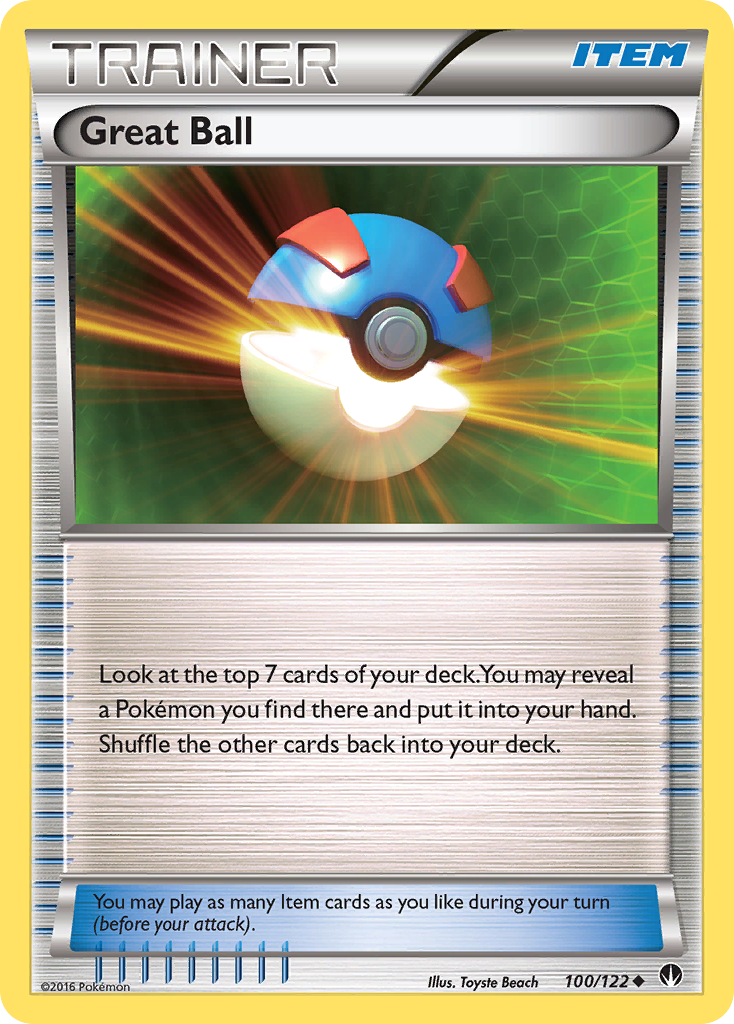 Great Ball (100/122) [XY: BREAKpoint] | Silver Goblin