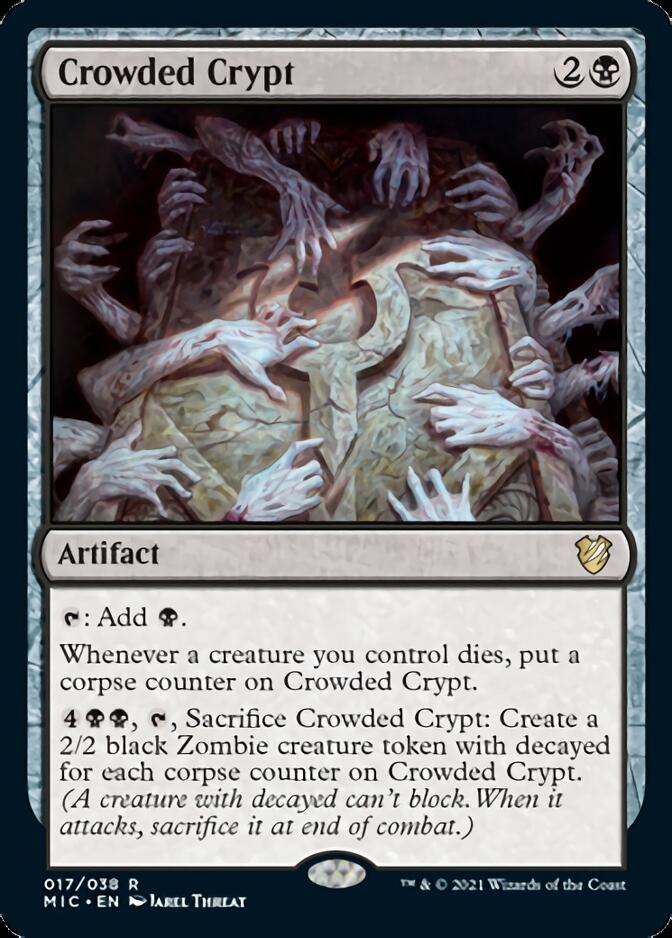 Crowded Crypt [Innistrad: Midnight Hunt Commander] | Silver Goblin