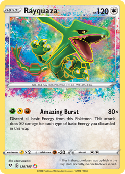 Rayquaza (138/185) [Sword & Shield: Vivid Voltage] | Silver Goblin