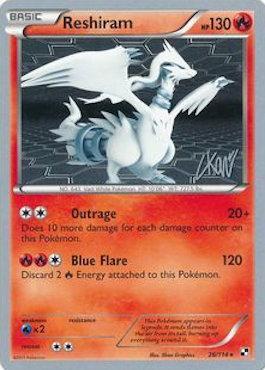 Reshiram (26/114) (Reshiphlosion - Christopher Kan) [World Championships 2011] | Silver Goblin