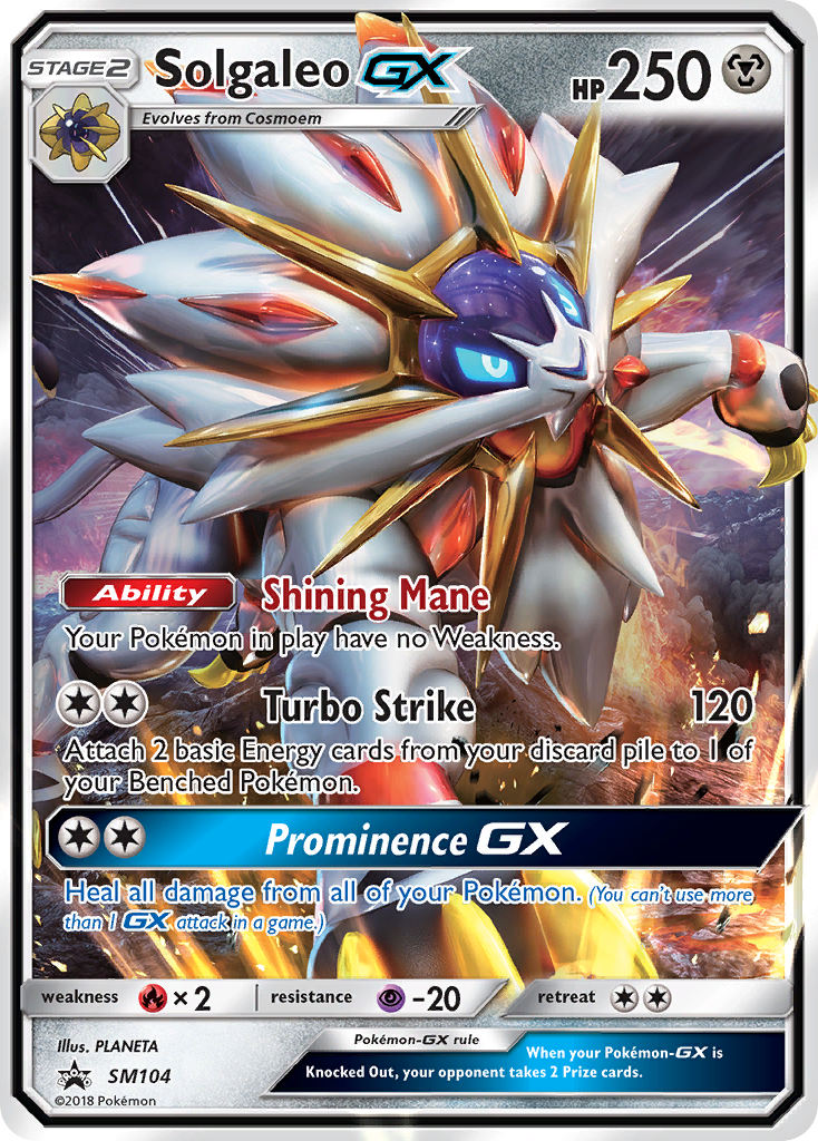 Solgaleo GX (SM104) [Sun & Moon: Black Star Promos] | Silver Goblin