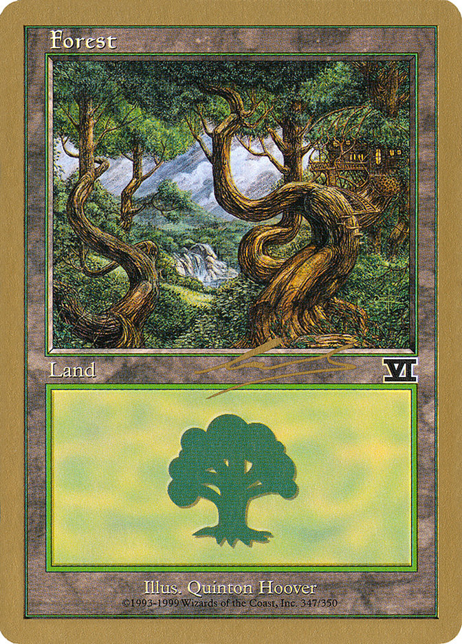 Forest (nl347) (Nicolas Labarre) [World Championship Decks 2000] | Silver Goblin
