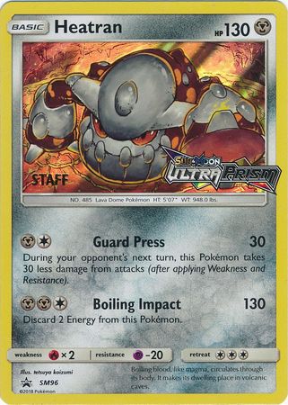 Heatran (SM96) (Staff Prerelease Promo) [Sun & Moon: Black Star Promos] | Silver Goblin