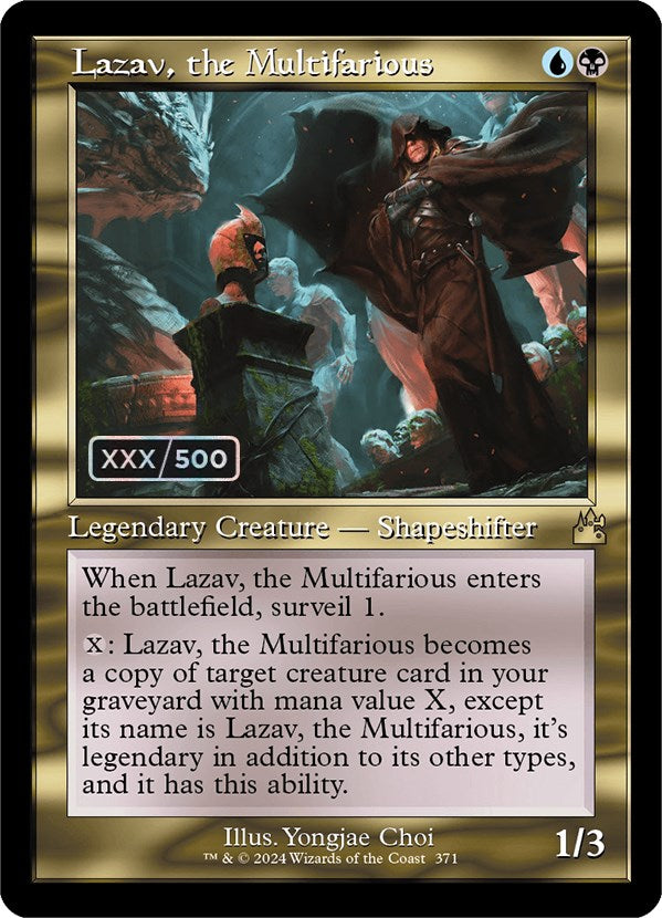 Lazav, the Multifarious (Retro) (Serialized) [Ravnica Remastered] | Silver Goblin