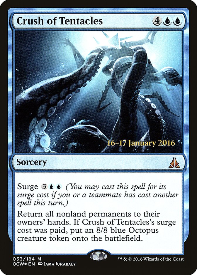 Crush of Tentacles [Oath of the Gatewatch Prerelease Promos] | Silver Goblin