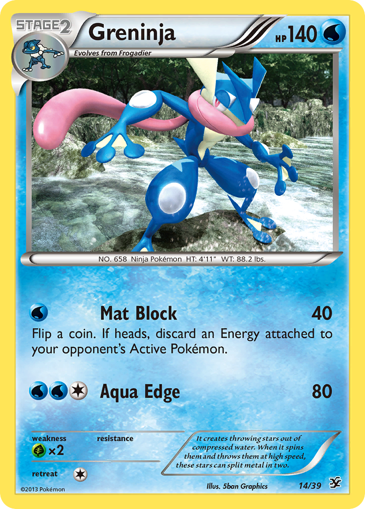 Greninja (14/39) [XY: Kalos Starter Set] | Silver Goblin