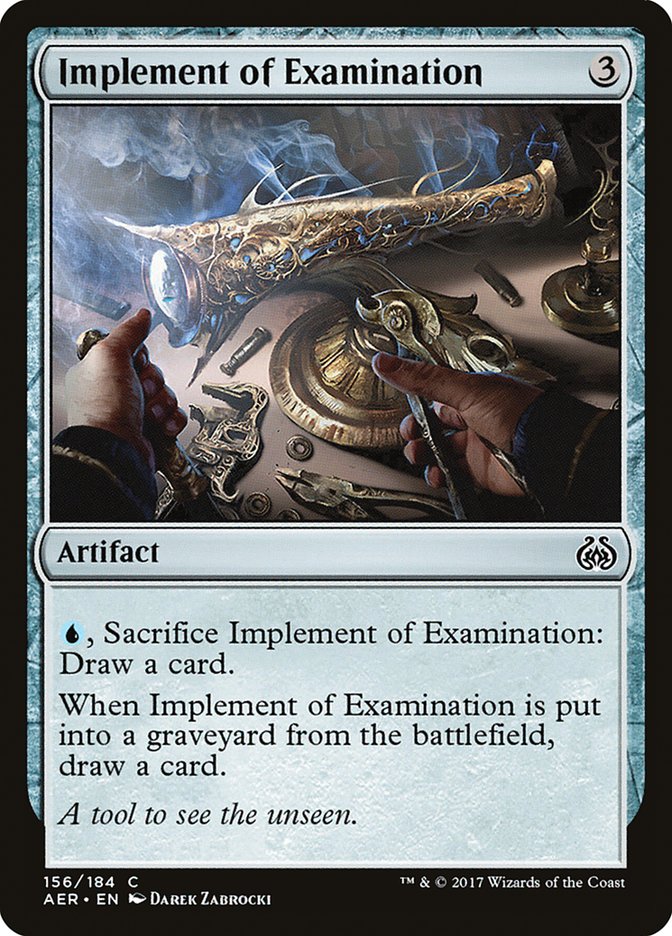 Implement of Examination [Aether Revolt] | Silver Goblin