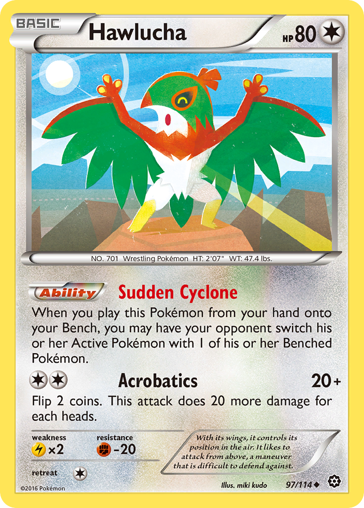 Hawlucha (97/114) [XY: Steam Siege] | Silver Goblin