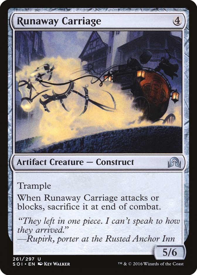 Runaway Carriage [Shadows over Innistrad] | Silver Goblin