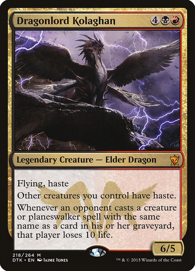 Dragonlord Kolaghan [Dragons of Tarkir] | Silver Goblin
