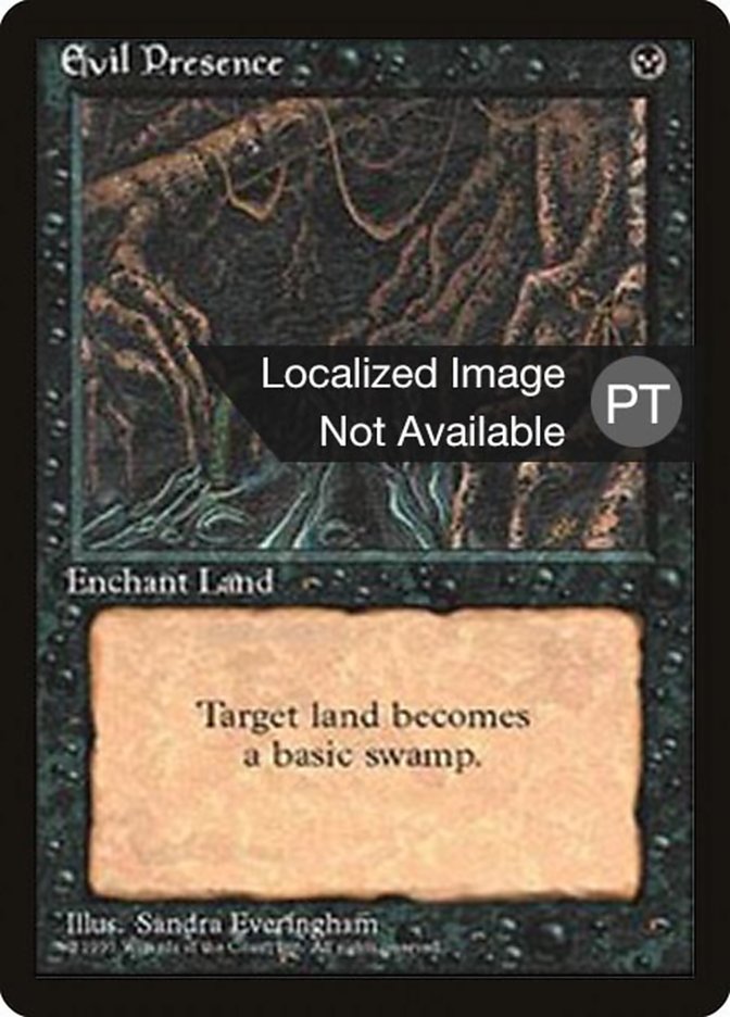 Evil Presence [Fourth Edition (Foreign Black Border)] | Silver Goblin