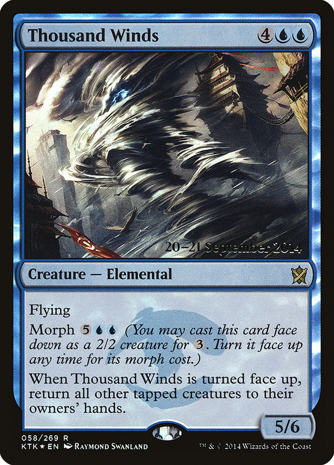 Thousand Winds [Khans of Tarkir Prerelease Promos] | Silver Goblin