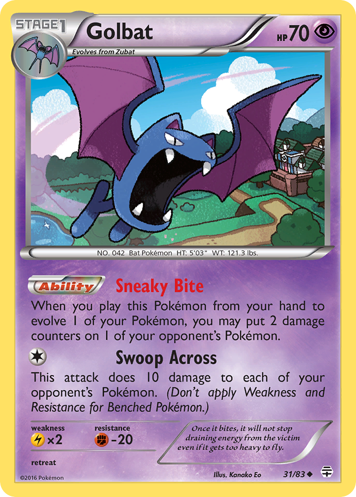 Golbat (31/83) [XY: Generations] | Silver Goblin