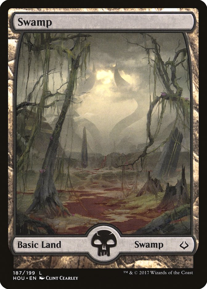 Swamp (187) [Hour of Devastation] | Silver Goblin