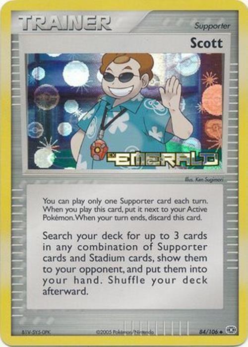 Scott (84/106) (Stamped) [EX: Emerald] | Silver Goblin