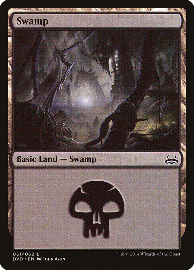 Swamp (61) (Divine vs. Demonic) [Duel Decks Anthology] | Silver Goblin