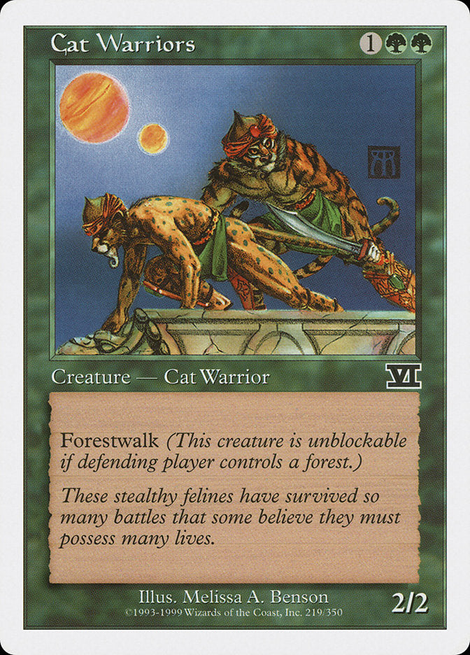 Cat Warriors [Classic Sixth Edition] | Silver Goblin