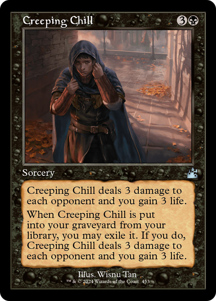 Creeping Chill (Retro Frame) [Ravnica Remastered] | Silver Goblin