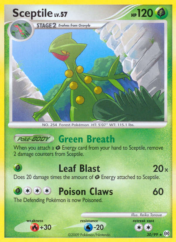 Sceptile (30/99) [Platinum: Arceus] | Silver Goblin