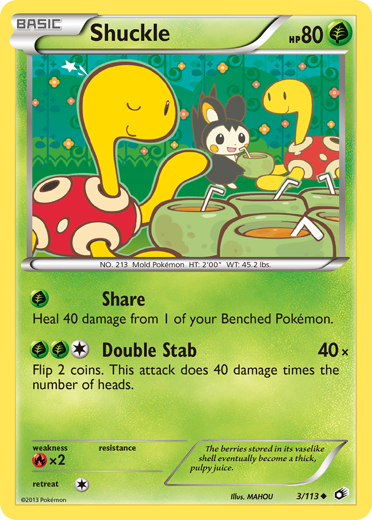 Shuckle (3/113) [Black & White: Legendary Treasures] | Silver Goblin