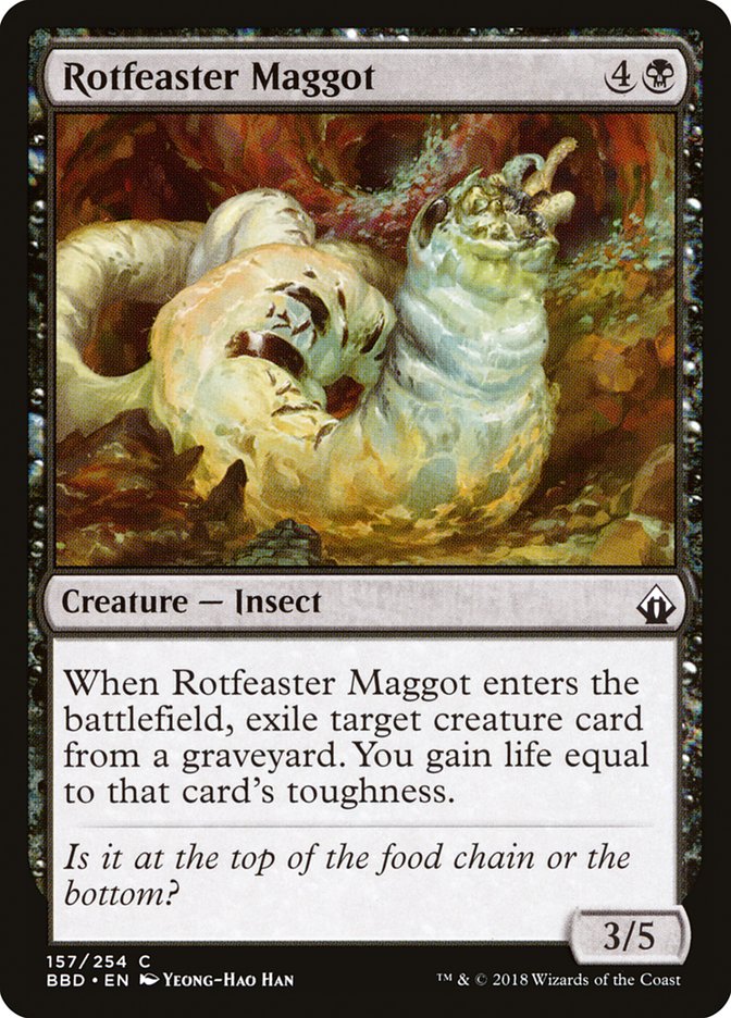 Rotfeaster Maggot [Battlebond] | Silver Goblin