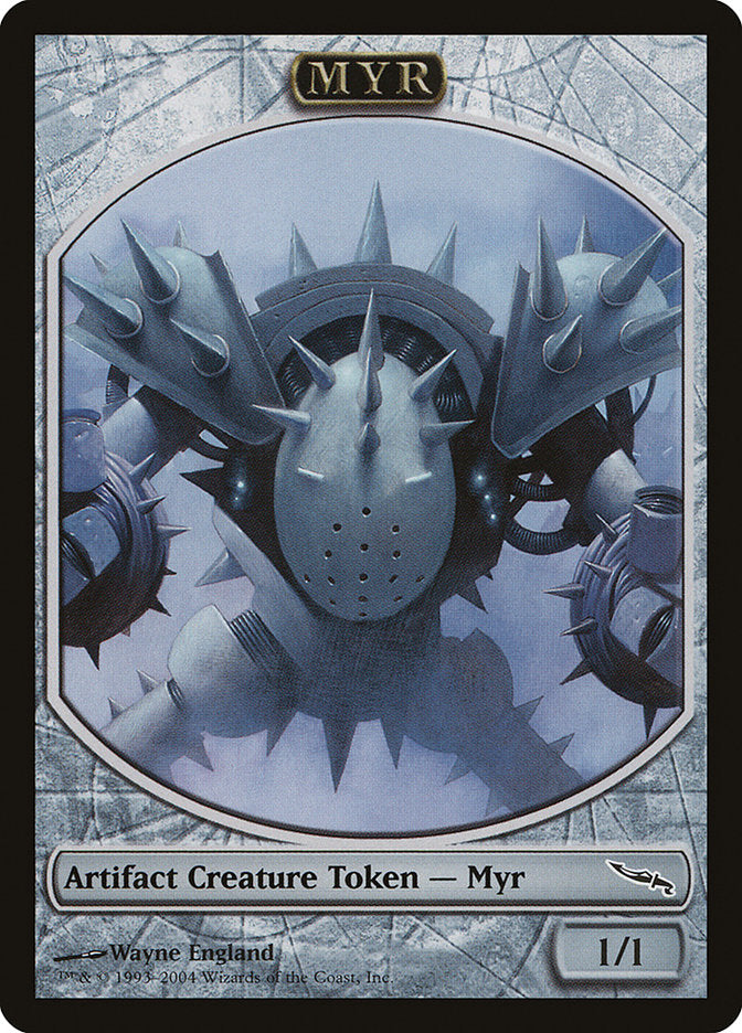 Myr Token [Magic Player Rewards 2004] | Silver Goblin