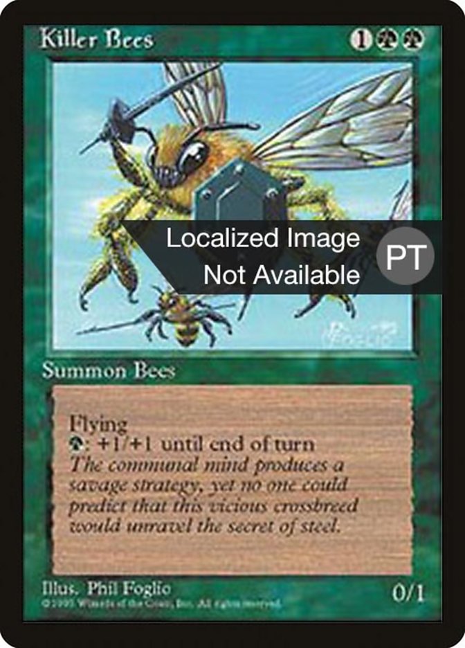 Killer Bees [Fourth Edition (Foreign Black Border)] | Silver Goblin