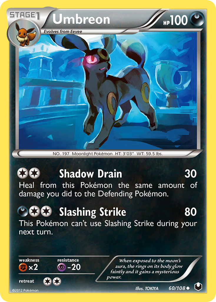 Umbreon (60/108) [Black & White: Dark Explorers] | Silver Goblin