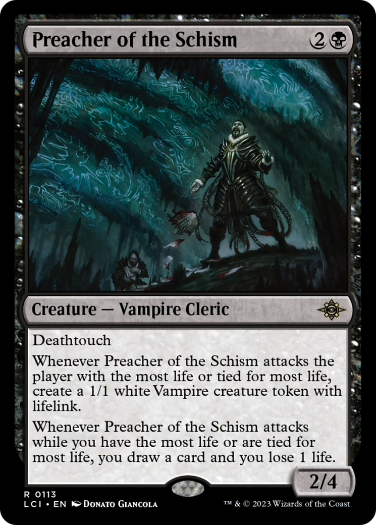 Preacher of the Schism (Extended Art) [The Lost Caverns of Ixalan] | Silver Goblin