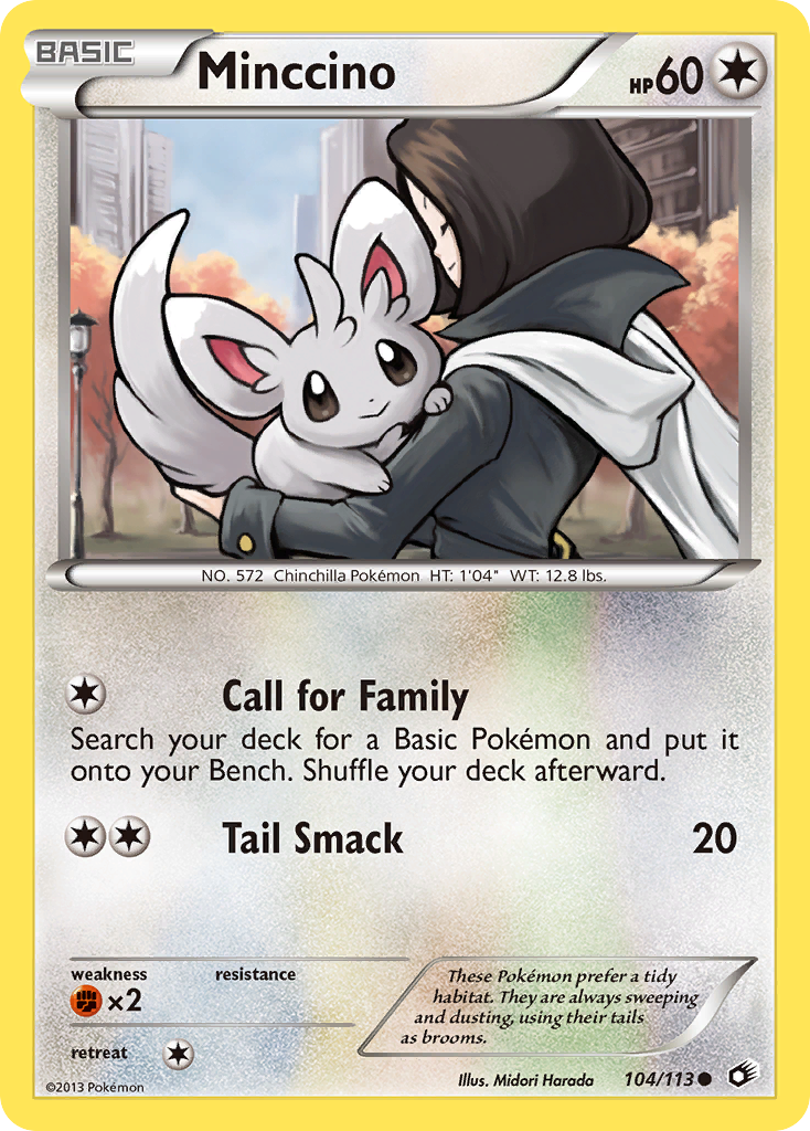 Minccino (104/113) [Black & White: Legendary Treasures] | Silver Goblin