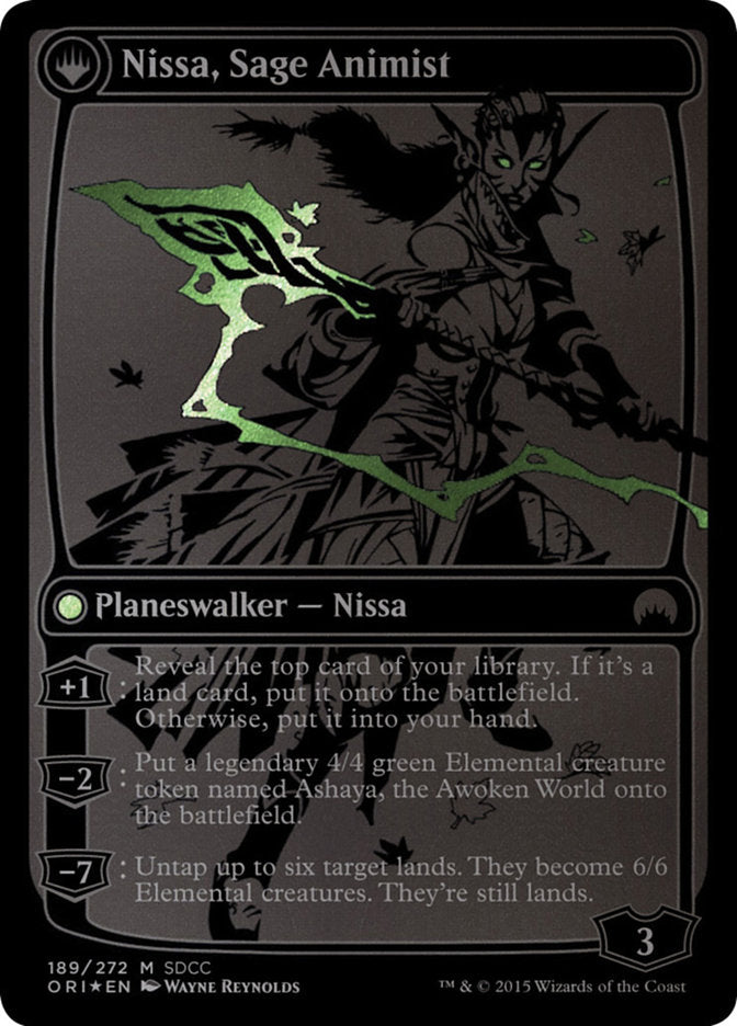 Nissa, Vastwood Seer (SDCC 2015 Exclusive) (189) Foil - San Diego Comic-Con 2015