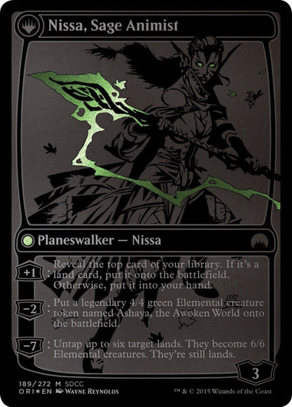 Nissa, Vastwood Seer (SDCC 2015 Exclusive) (189) Foil - San Diego Comic-Con 2015