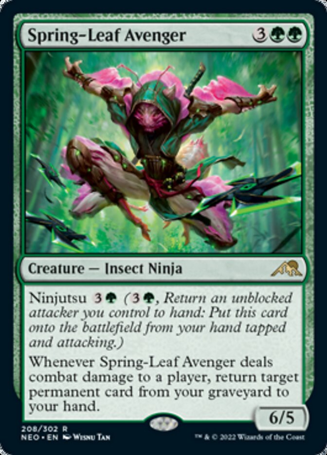 Spring-Leaf Avenger [Kamigawa: Neon Dynasty] | Silver Goblin