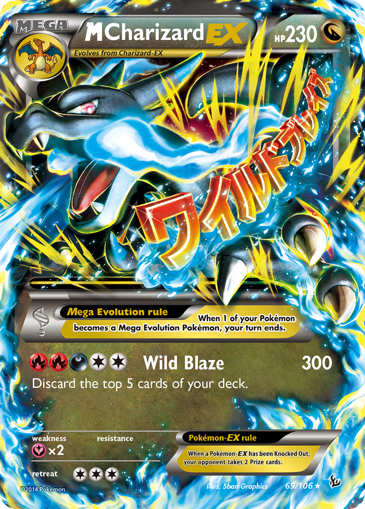 M Charizard EX (69/106) [XY: Flashfire] | Silver Goblin