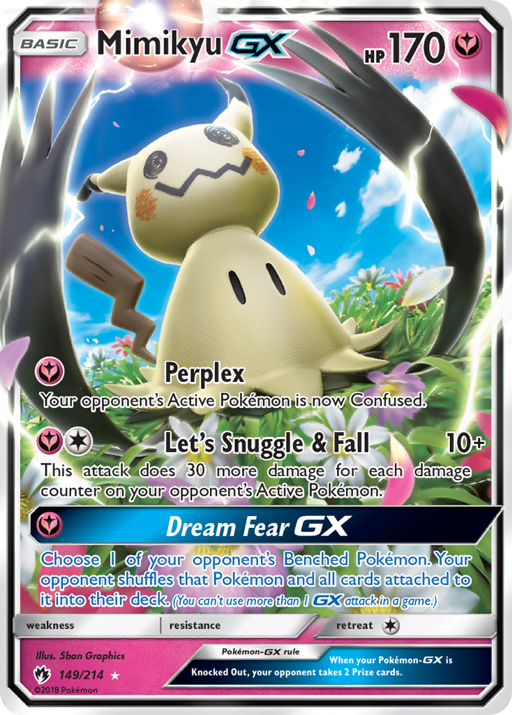 Mimikyu GX (149/214) [Sun & Moon: Lost Thunder] | Silver Goblin